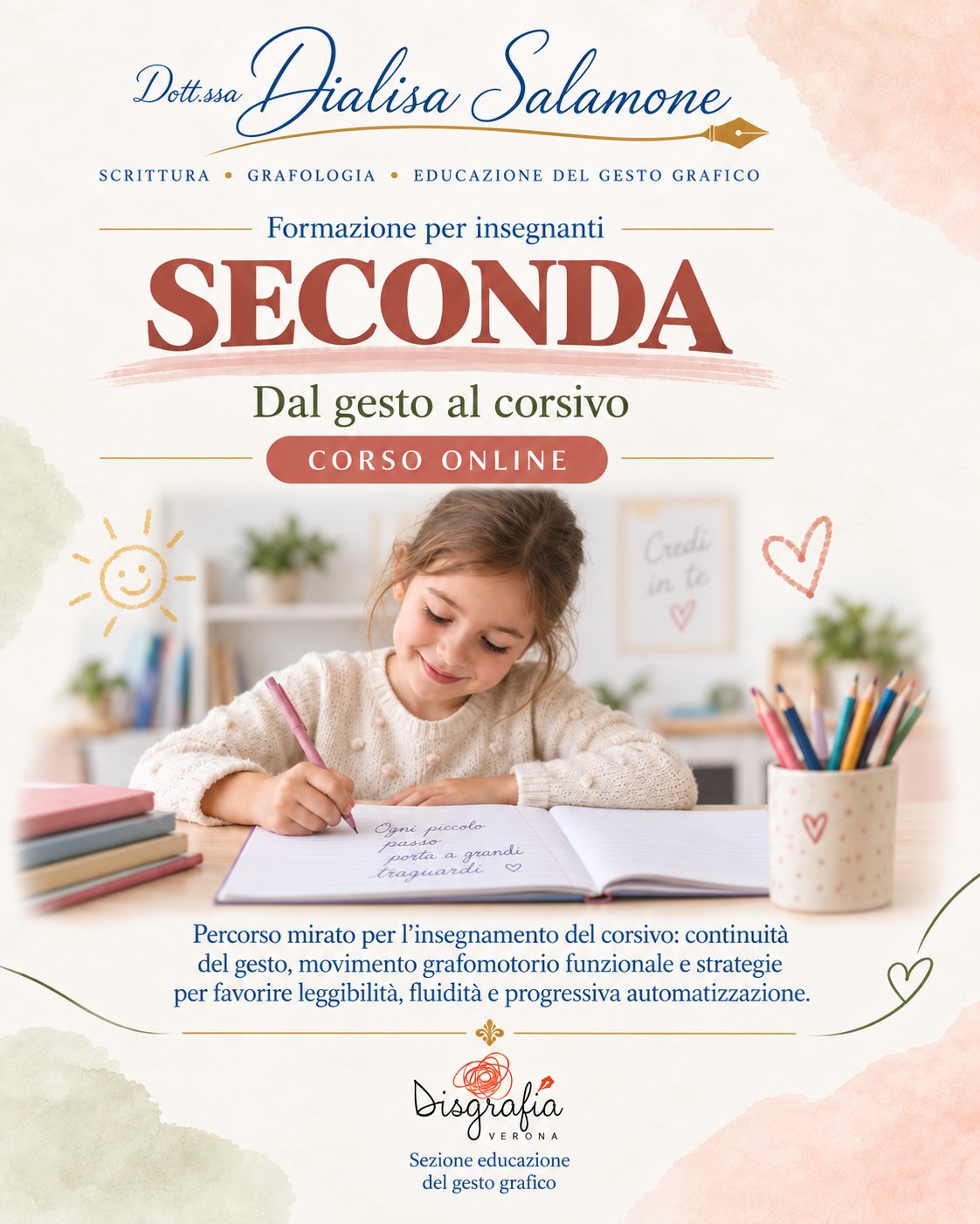 Corso SECONDA – dal gesto al corsivo – formazione per insegnanti
